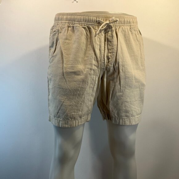 Hollister California Men's 7" Linen Jogger Shorts - Size Medium - Picture 2 of 4